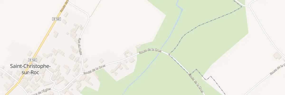 Plan du 15 Rte de la Grue à Saint-Christophe-sur-Roc