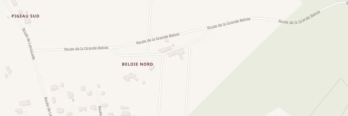 Plan du 44 La Beloie-Nord à Marcenais