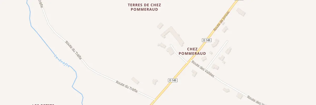 Plan du 3 Imp Pommeraud à Allas-Champagne