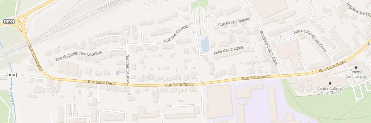 Plan du 43B Rue Saint Denis à Sablé-sur-Sarthe