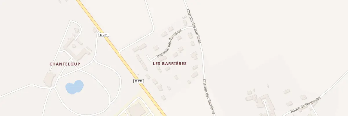 Plan du 5 Imp des Barrières à Val-de-Cognac