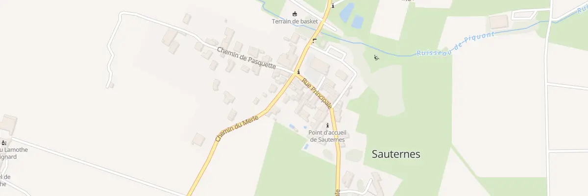 Plan du 31 Rue Principale à Sauternes