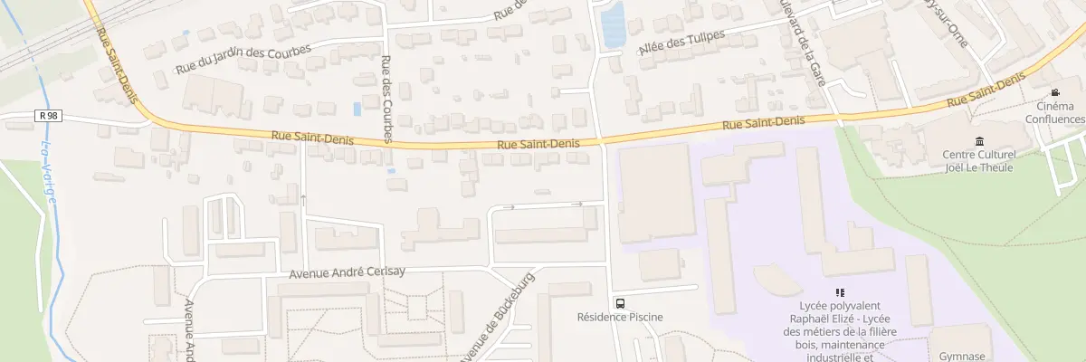 Plan du 56 Rue Saint Denis à Sablé-sur-Sarthe