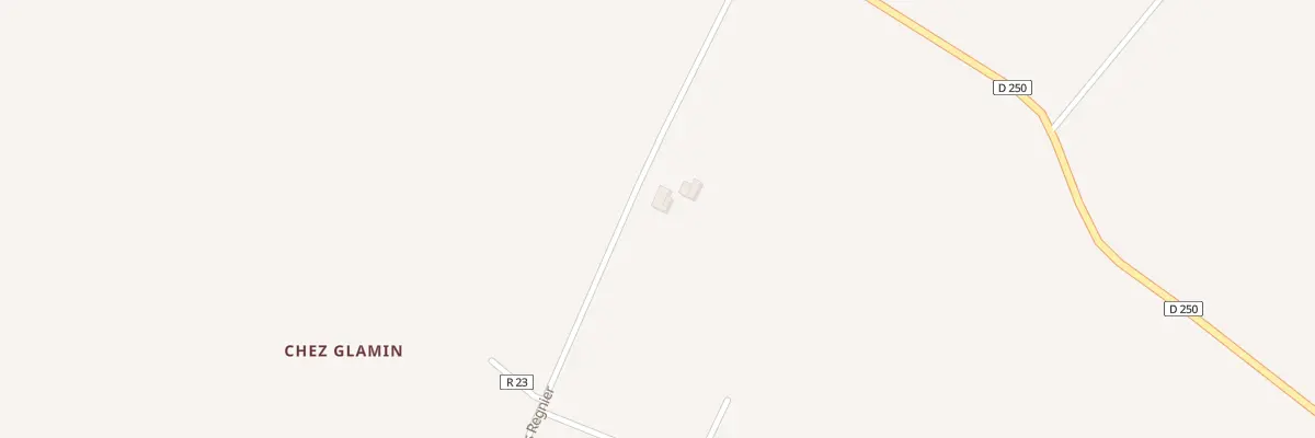Plan du 1 Rte du Bois Regnier à Allas-Champagne