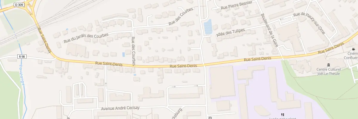 Plan du 51 Rue Saint Denis à Sablé-sur-Sarthe