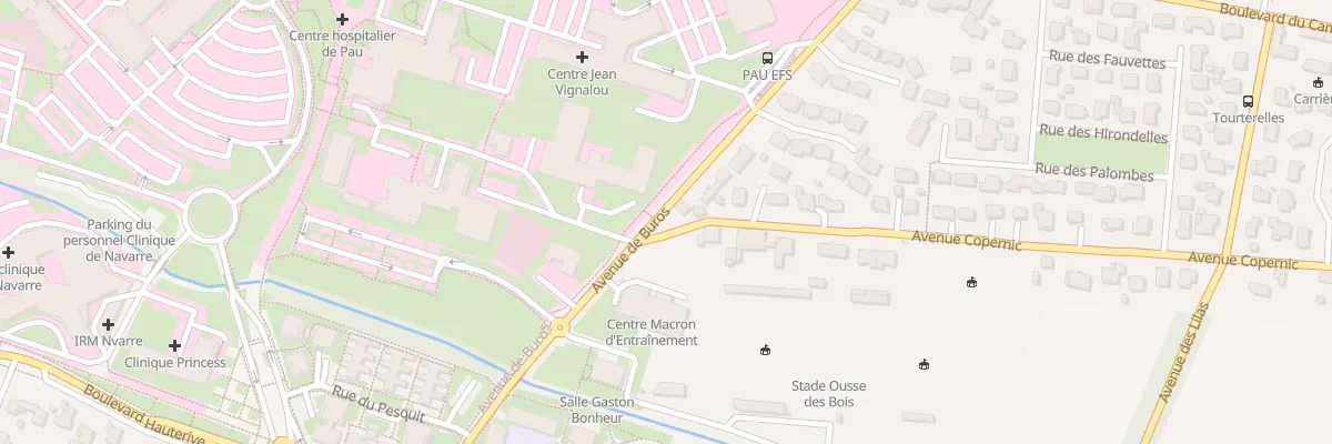 Plan du 126 Av Copernic à Pau