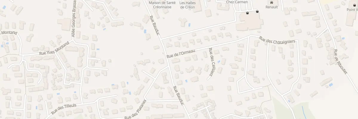 Plan du 3 Rue de l’Ormeau à Créon