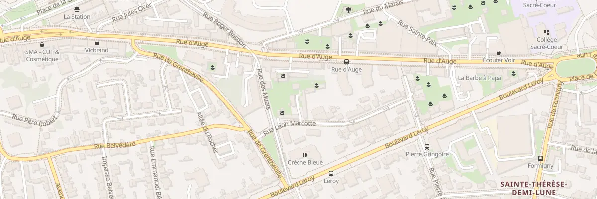 Plan du 5 Rue Léon Marcotte à Caen