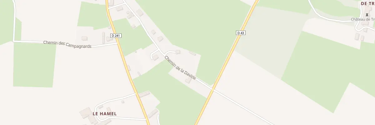 Plan du 7 Che de la Davirie à Tréprel