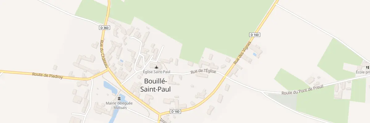 Plan du 7 Rue de l’Eglise - Bouillé St P à Val en Vignes