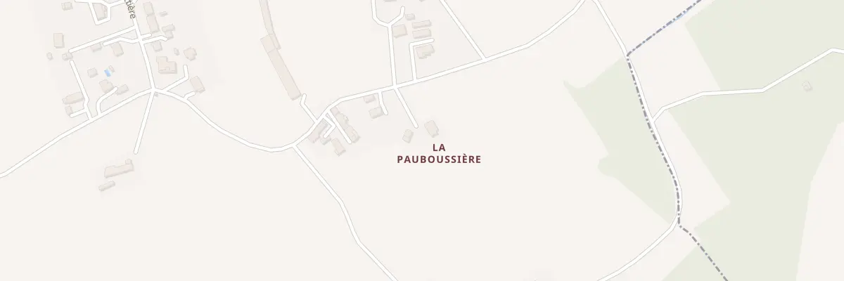 Plan du 1 La Pauboussière à Baracé