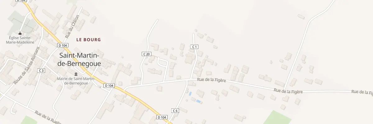 Plan du 35 Rue de la Vauriche à Saint-Martin-de-Bernegoue