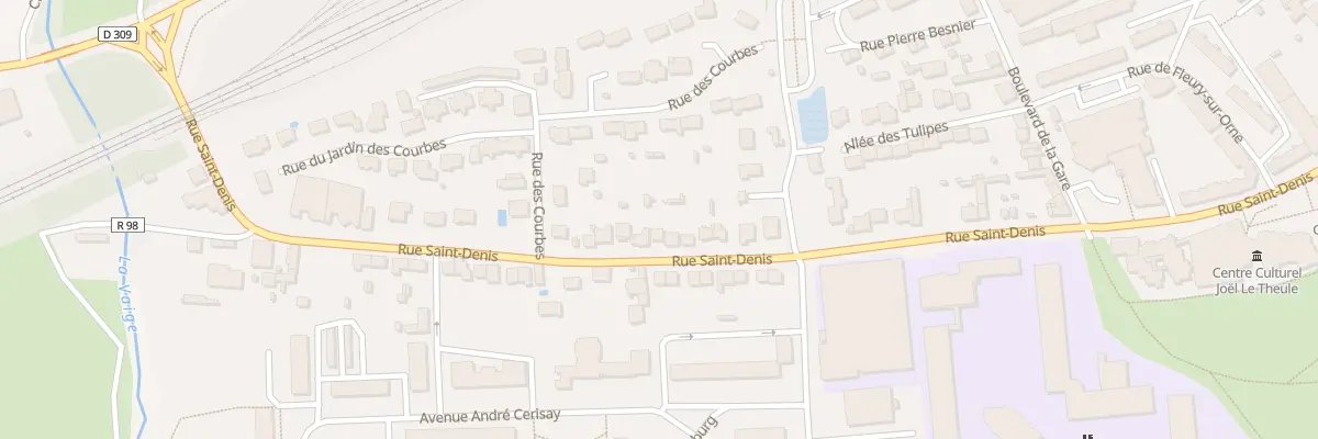 Plan du 57 Rue Saint Denis à Sablé-sur-Sarthe