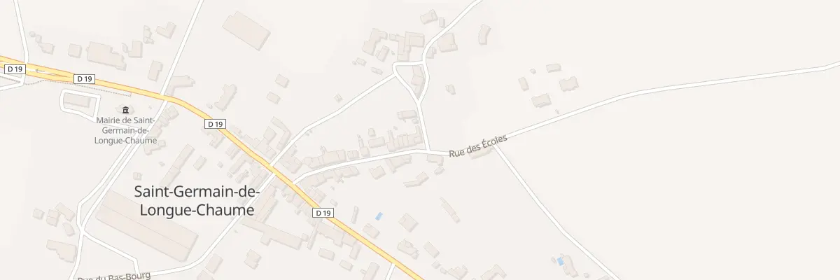 Plan du 5039 Le Bourg Est à Saint-Germain-de-Longue-Chaume