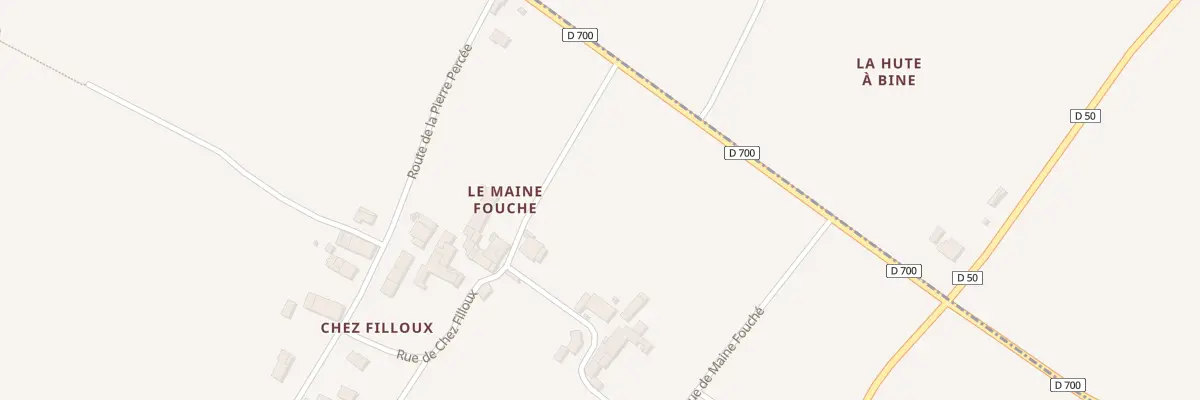 Plan du 1 Rte de Chez Filloux à Sainte-Lheurine