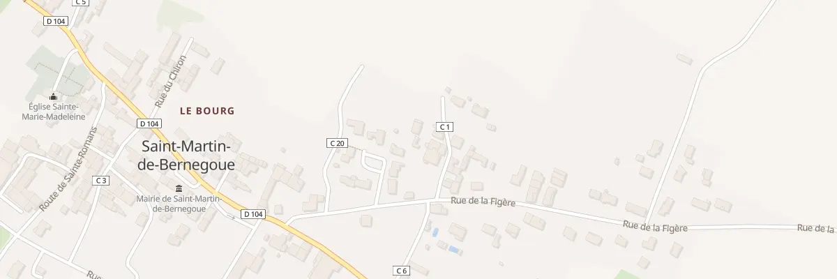 Plan du 61 Rue de la Vauriche à Saint-Martin-de-Bernegoue