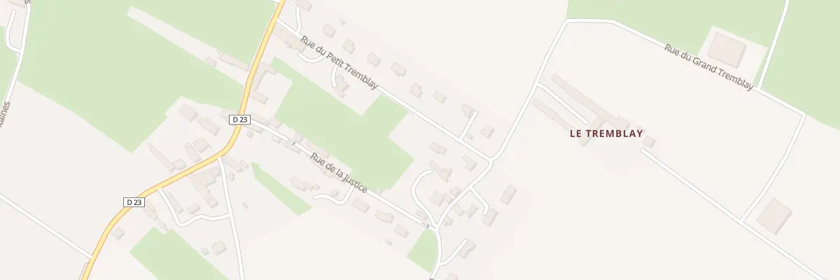 Plan du 14 Rue du Petit Tremblay à Barbery