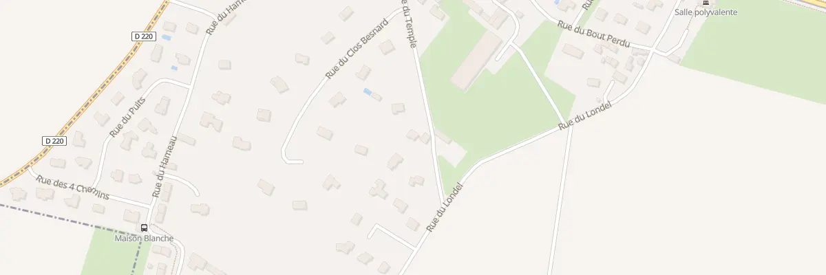 Plan du 12 Rue du Temple à Périers-sur-le-Dan
