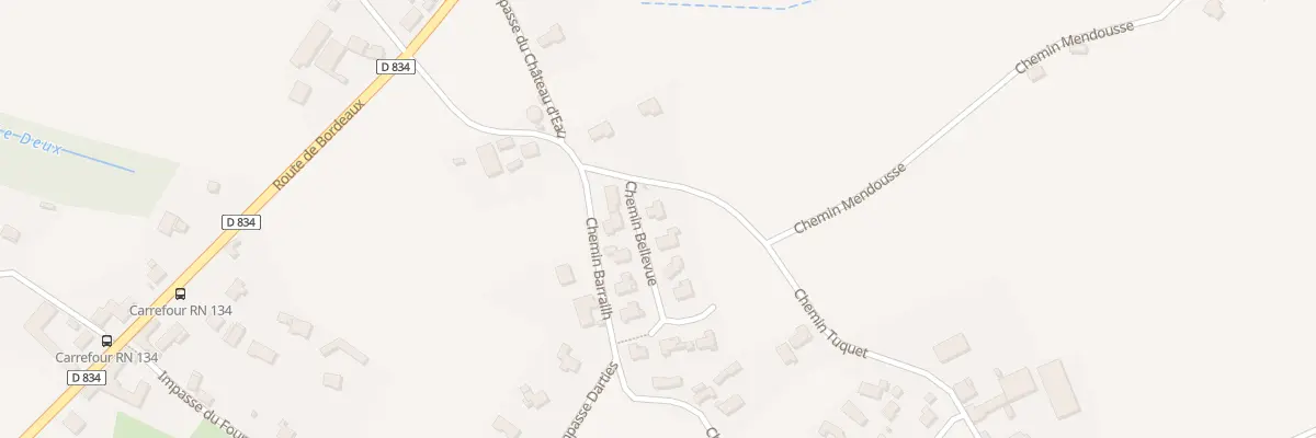 Plan du 1 Lot Bellevue à Navailles-Angos