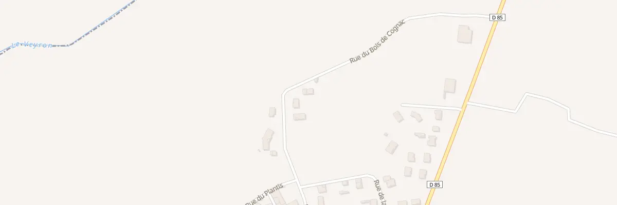 Plan du 325 Rue du Bois de Cognac à Mesnac
