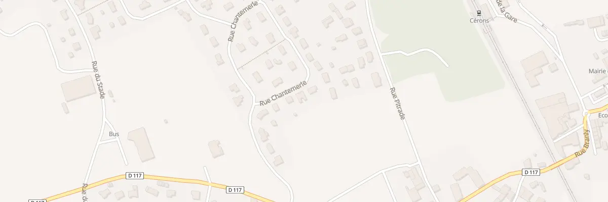 Plan du 270 Rue Chantemerle à Cérons