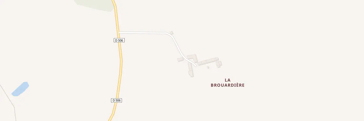 Plan du 2 La Brouardiere à Loupfougères