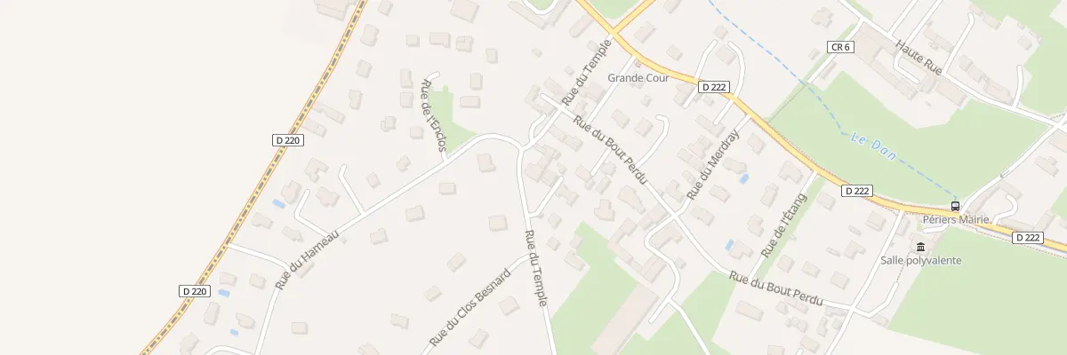 Plan du 5 Rue du Temple à Périers-sur-le-Dan