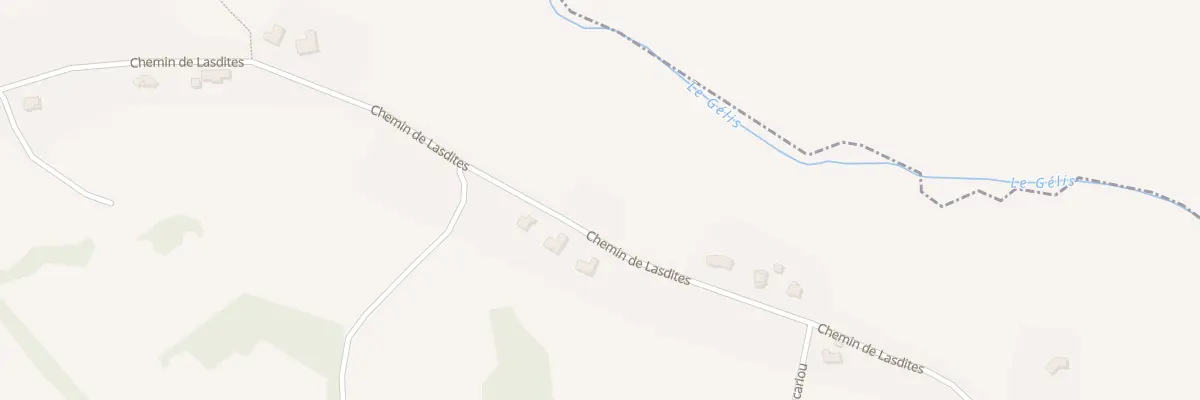 Plan du 825 Che de Lasdites à Serres-Castet