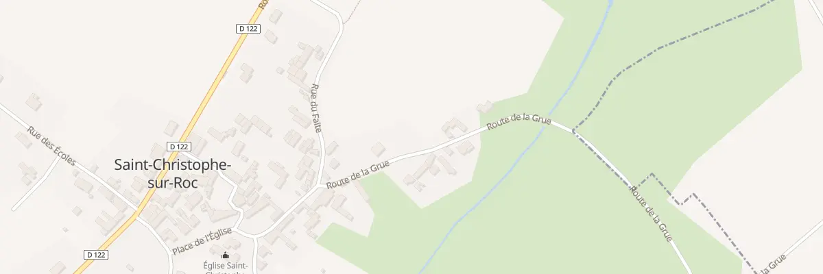 Plan du 9 Rte de la Grue à Saint-Christophe-sur-Roc