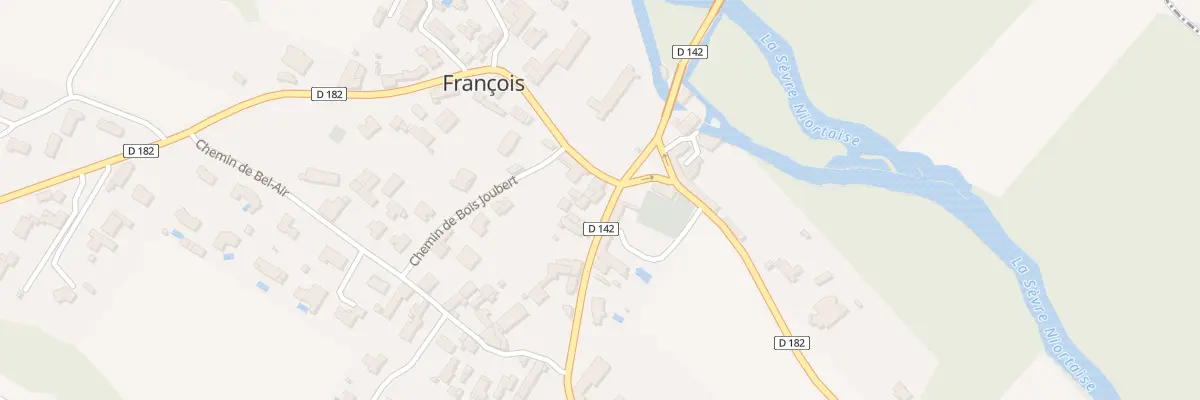 Plan du 2 Rte de Niort à François
