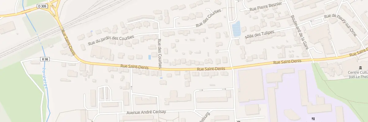 Plan du 61 Rue Saint Denis à Sablé-sur-Sarthe