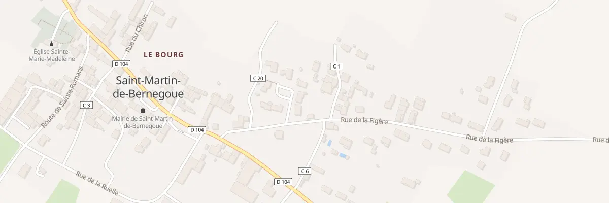 Plan du 7 All du Jardin de la Figère à Saint-Martin-de-Bernegoue