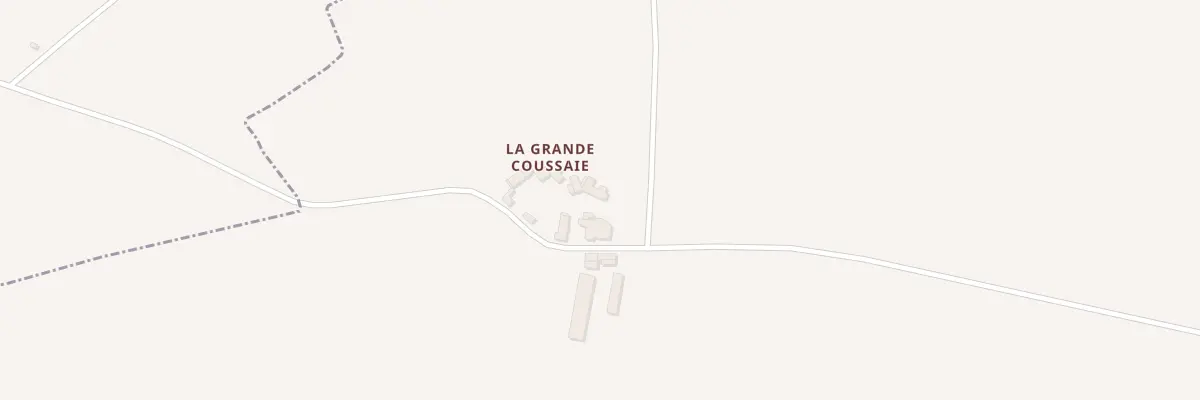 Plan du 1 La Grande Coussaye à Adilly