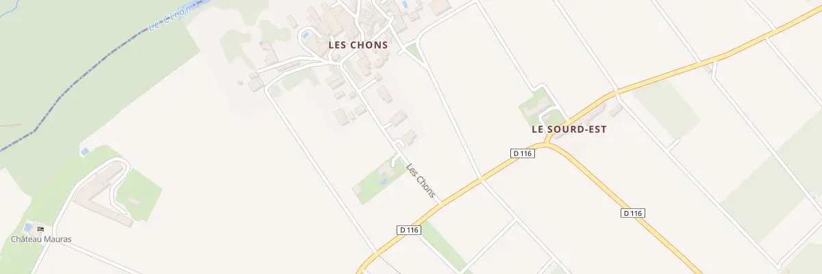 Plan du 16 Les Chons à Bommes