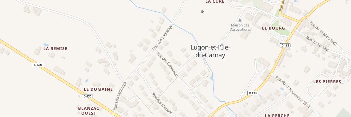 Plan du 4 Rue des Cabernets à Lugon-et-l’Île-du-Carnay