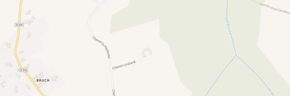 Plan du 1 Che Loubane à Argelos