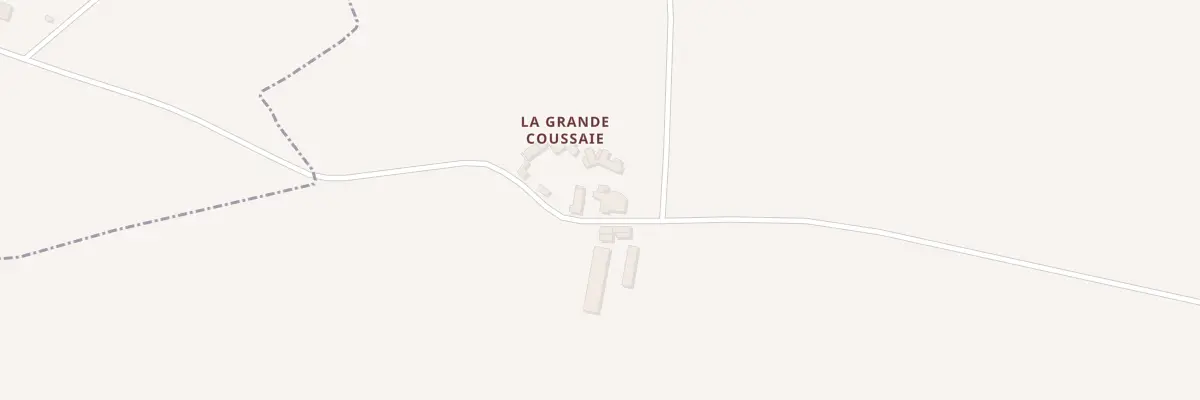 Plan du 2 La Grande Coussaye à Adilly