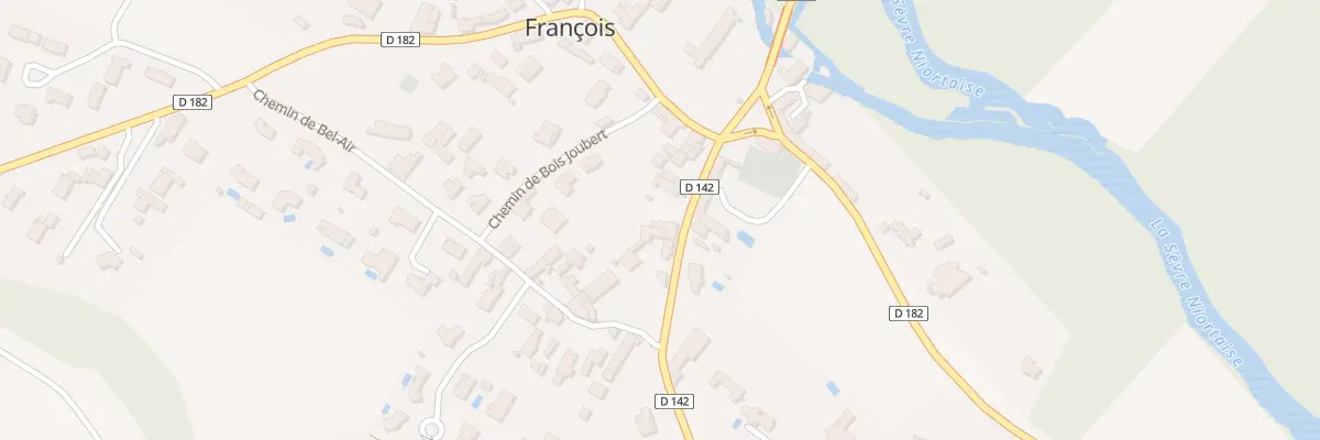 Plan du 8 Rte de Niort à François