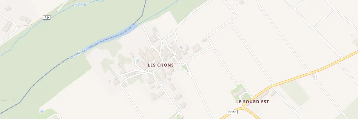 Plan du 7 Les Chons à Preignac