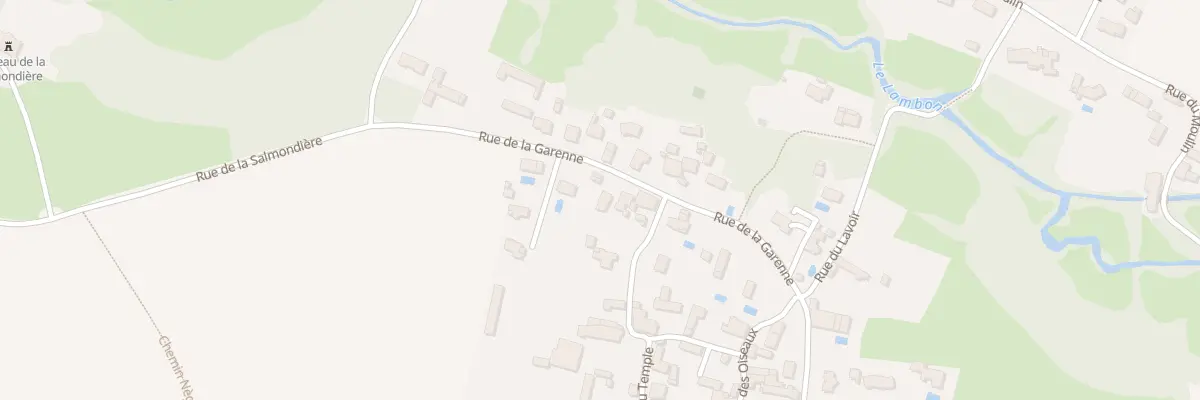 Plan du 75 Rue de la Garenne à Vouillé