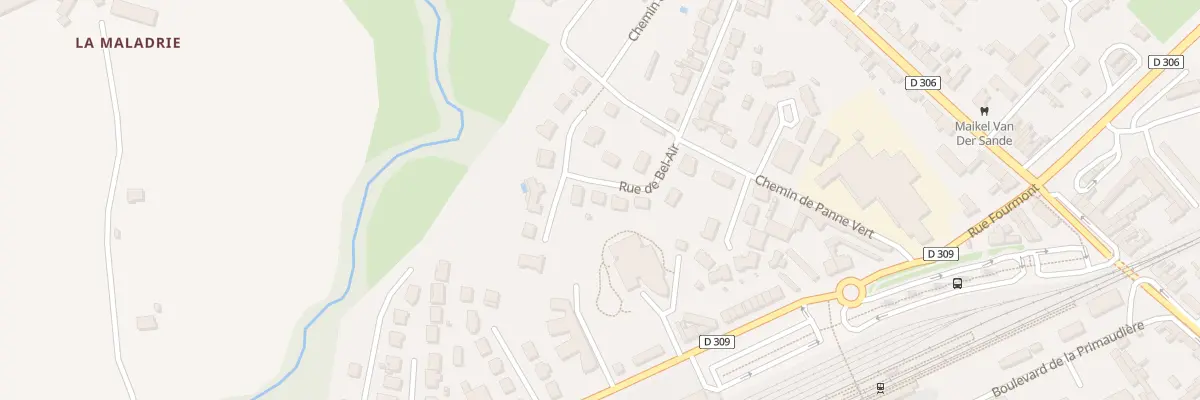 Plan du 28 Rue Bel Air à Sablé-sur-Sarthe