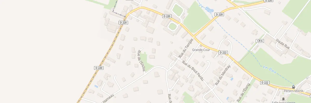 Plan du 9 Rue de l’Enclos à Périers-sur-le-Dan