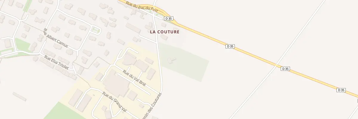 Plan du 3 Che des Coutures à Cresserons