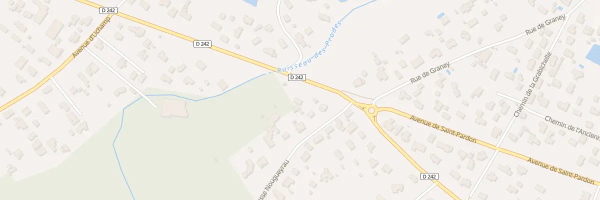 Plan du 521 Av du Général de Gaulle à Izon