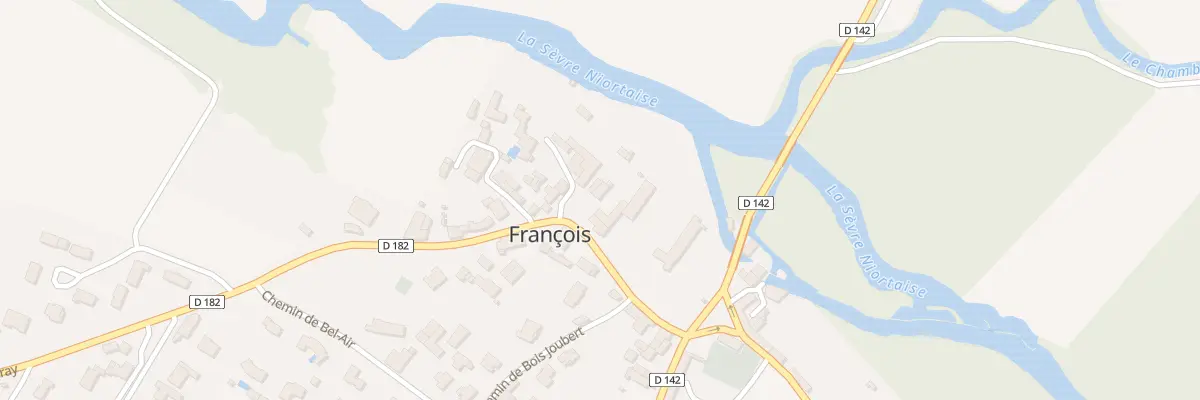 Plan du 12 Rte de Chauray à François