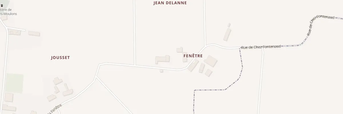 Plan du 5037 Fenetre à Pommiers-Moulons