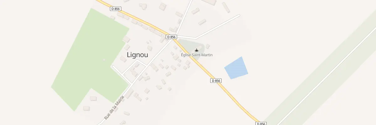 Plan du 2 Le Bourg à Lignou