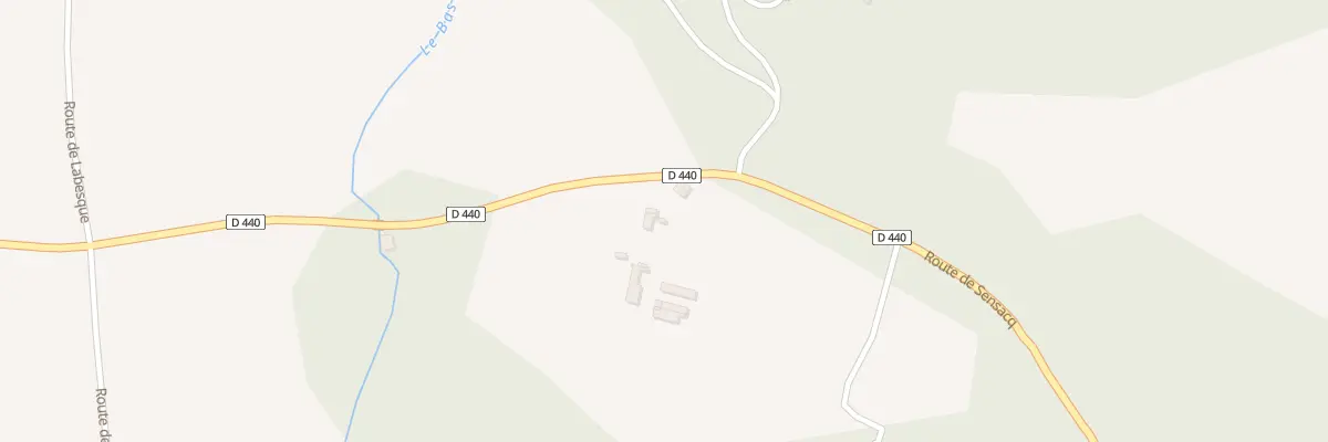 Plan du 1657 Rte de Sensacq à Miramont-Sensacq