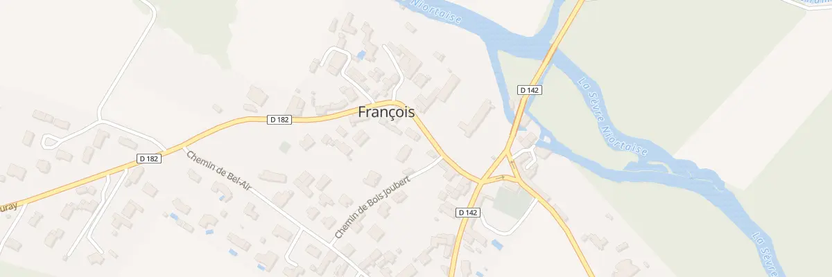 Plan du 9 Rte de Chauray à François