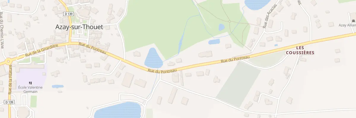 Plan du 15 Rue du Pontreau à Azay-sur-Thouet